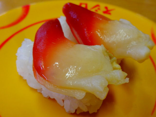 蒸しほっき貝_スシロー加古川野口店