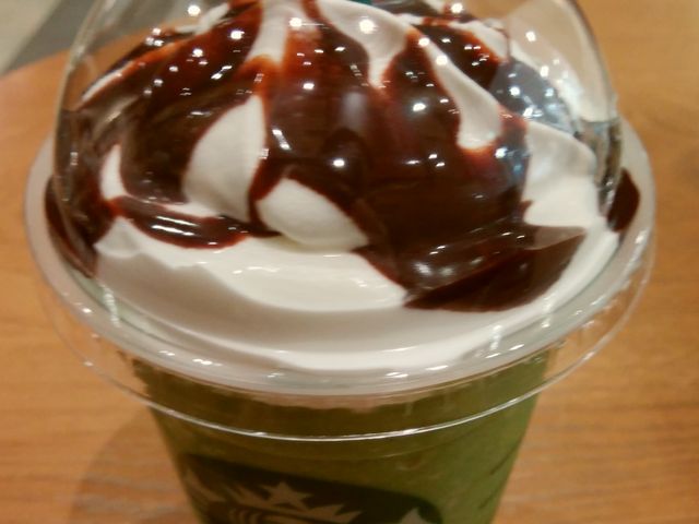 抹茶クリームフラペチーノ_スターバックス コーヒー 松山中央店(Starbucks Coffee)
