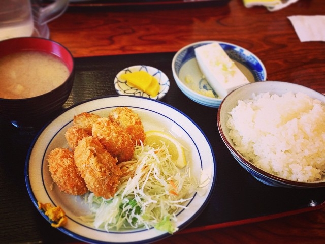 牡蠣フライ定食_日本一食堂 かなくぼ店