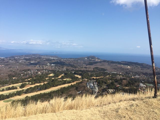 大室山山頂から高原方面_大室高原