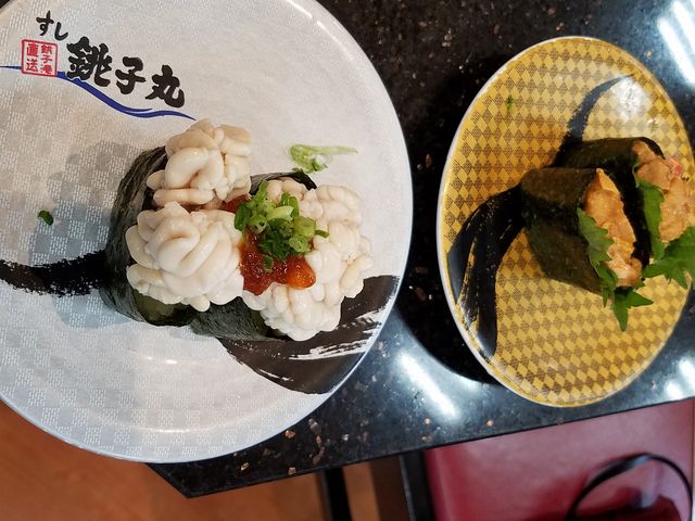 うにと白子_すし銚子丸 宇喜田店