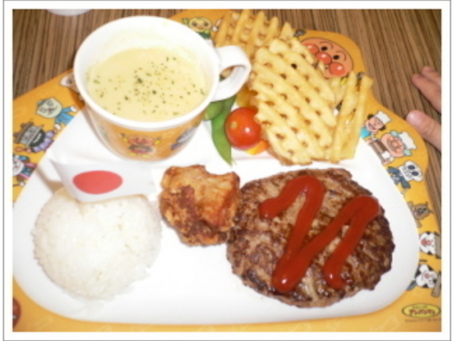 お子様ハンバーグ☆_ガスト 知立店