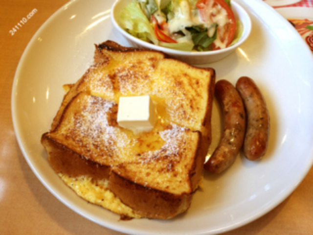 モーニングのトースト☆_ガスト新八柱駅前店