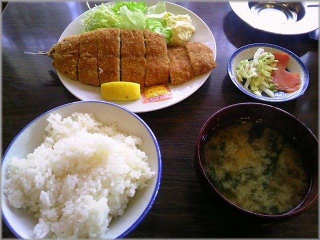 さんまフライ定食_京平寿司