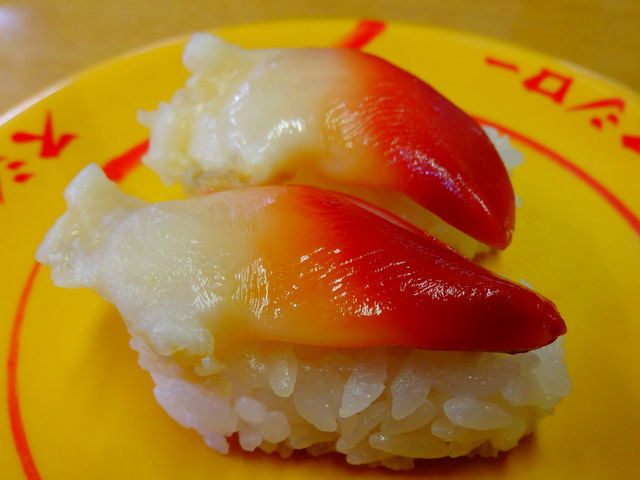 蒸しほっき貝_スシロー 宇都宮今泉店