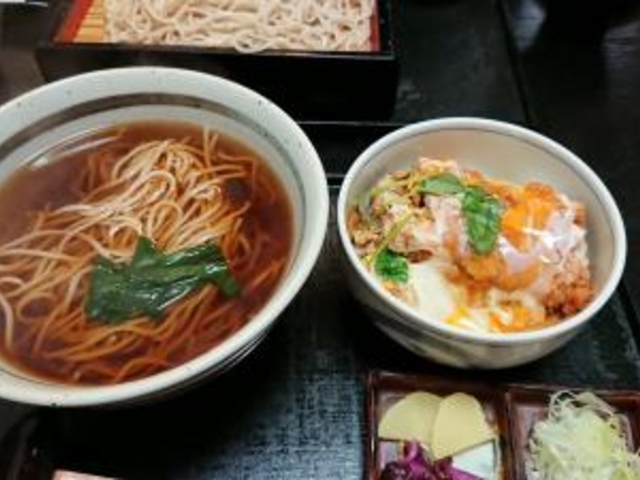 かつ丼セット_そば処しろやま