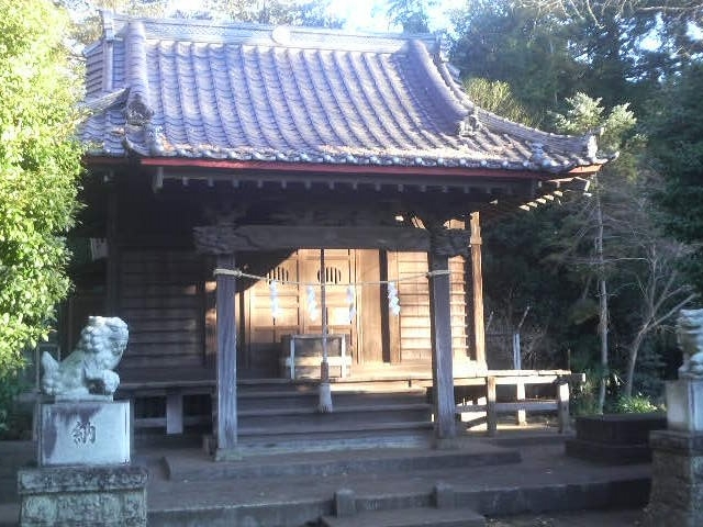 左馬神社の拝殿です_上和田左馬神社