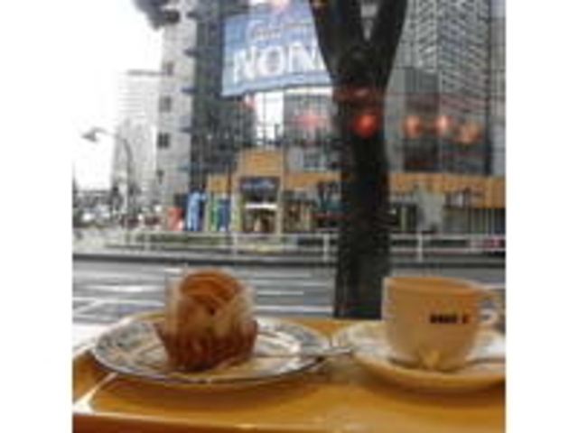 ケーキセット:モンブラン_ドトールコーヒーショップ西新宿3丁目店