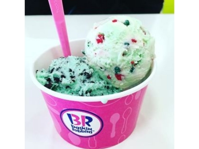 ポッピングシャワーとチョコミント☆_サーティワンアイスクリーム 東久留米QURUNE店