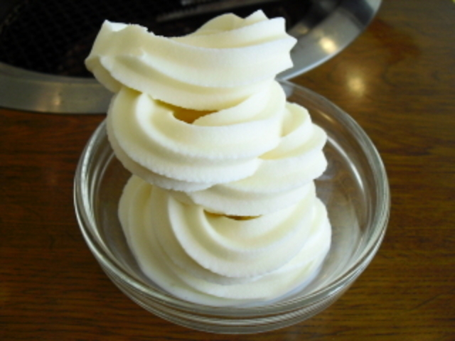 食後に食べやすいソフトクリーム☆_すたみな太郎 愛知川店