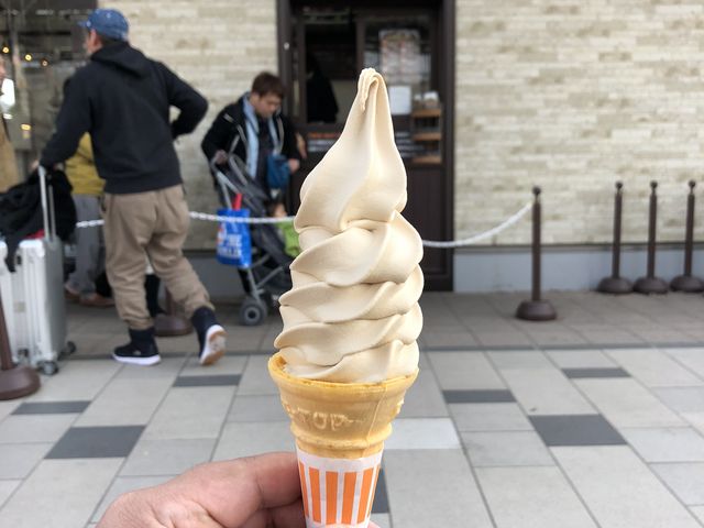 モカソフト350円です_ミカドコーヒー・軽井沢プリンスショッピングプラザ店
