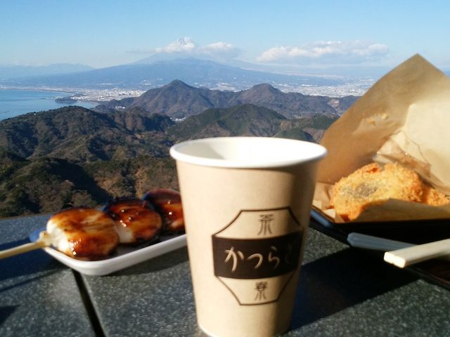 頂上のカフェで一休み
_伊豆の国パノラマパーク 伊豆の旬彩バイキング