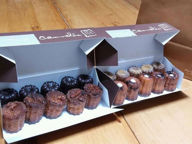 上品な食感程好く宝石みたいな美味しいカヌレ仕事先大阪梅田ルクア店良く買う人気有り30〜40分程並。_ダニエル JR京都伊勢丹店