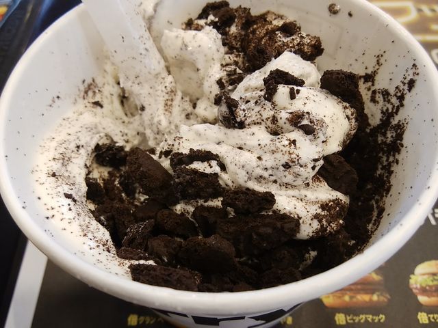 マックフルーリー超オレオ_マクドナルド沼津学園通り店