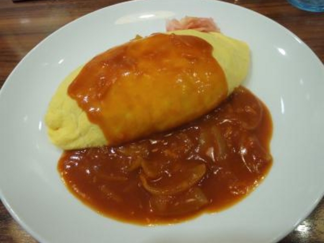 きのこオムライス_北極星大丸梅田店