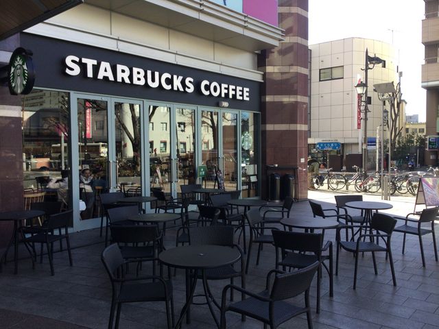 聖蹟桜ヶ丘駅_スターバックスコーヒー聖蹟桜ヶ丘オーパ店