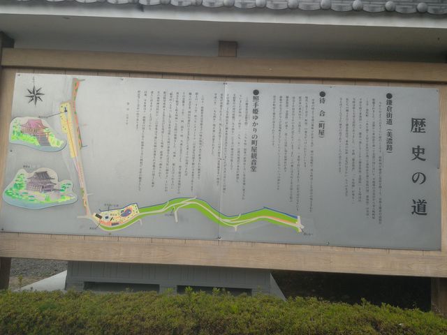 街道の説明看板_歴史の道 鎌倉街道
