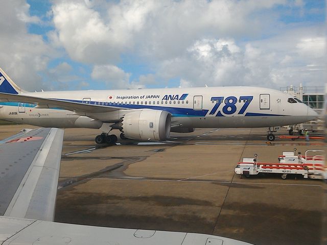 福岡便は737−500でガラガラでした_南ぬ島石垣空港