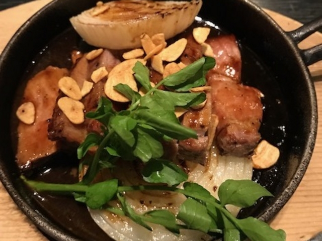 トンテキ_Foodiun Bar一瑳 PARIS×KYOTO 新宿NS店