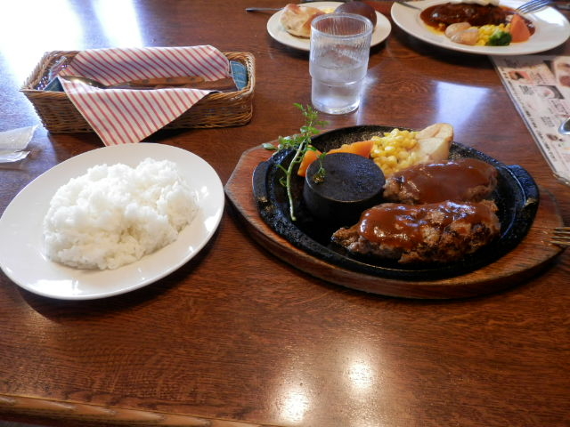 網焼きハンバーグ_洋食だんらんや