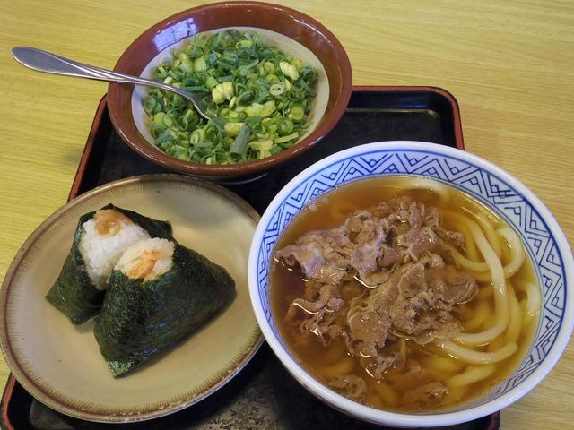 うどん、おにぎり、ネギ_どんどんゆめタウン柳井店
