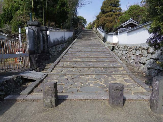 城下の坂道1_杵築城下
