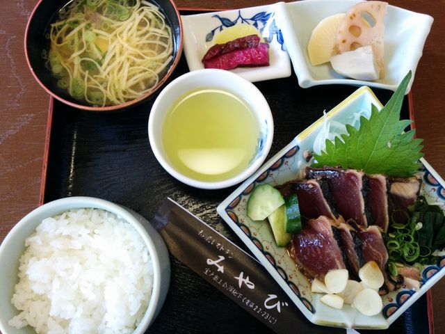 鰹のたたき定食_みやび