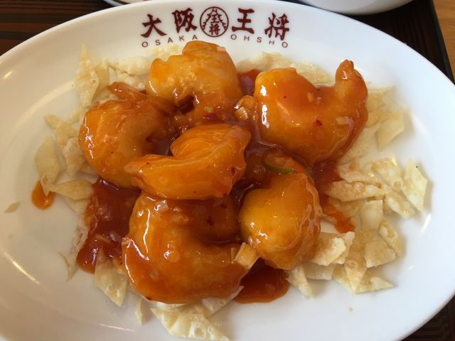 大阪王将 エビチリ_餃子の美味しい中華食堂 大阪王将 久留米ゆめタウン店