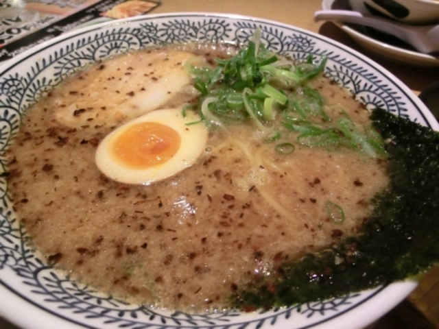 熟成醤油とんこつ_丸源ラーメン富田林店