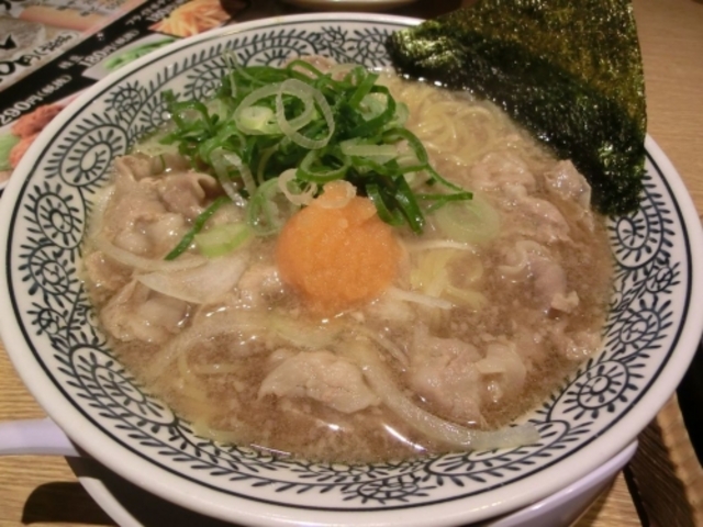 肉そば_丸源ラーメン富田林店