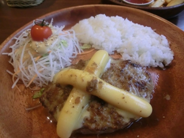 チーズバーグディッシュ_びっくりドンキー 大阪狭山店