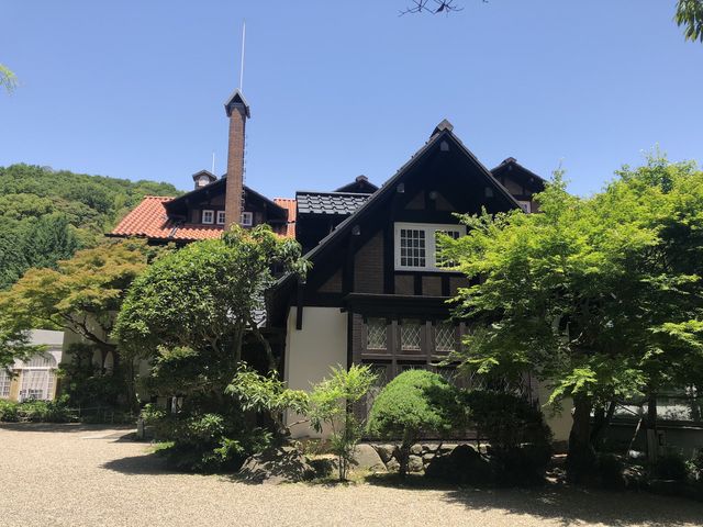 瀟洒な洋館_アサヒビール大山崎山荘美術館
