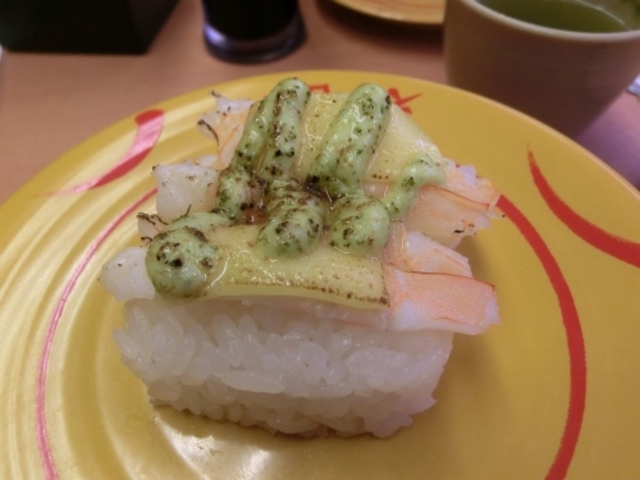 海老バジル_スシロー 和泉中央店