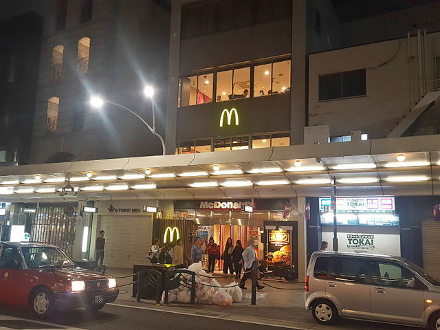夜景_マクドナルド四条河原町店