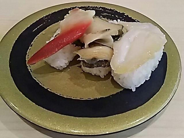 貝三種盛り。_はま寿司宇都宮インターパーク店