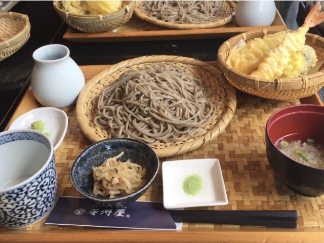 写真は「季節のミニ天ランチ」です_天草蕎麦処 苓州屋