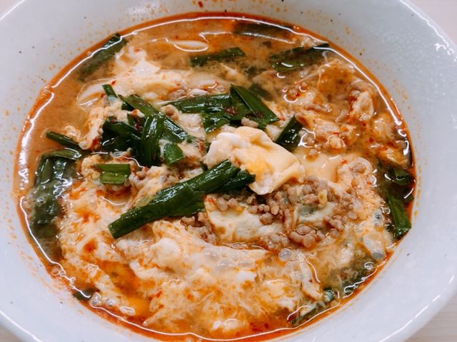 辛麺 (中華麺) 450円_ながのうどん店