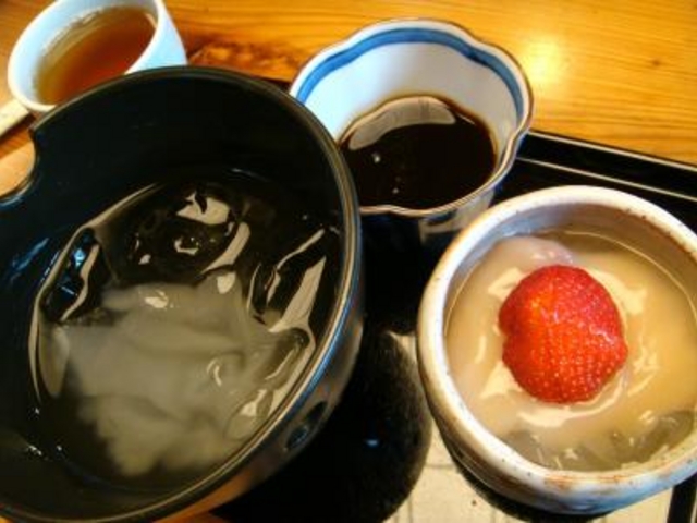 名物くずきり_つぼみ