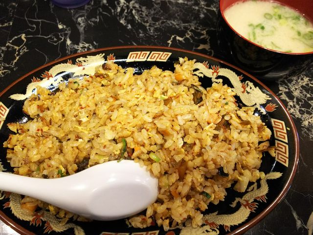 高菜チャーハンうまし(*^^*)_麺屋・千寿