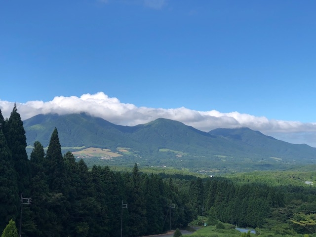 蒜山が一望できる景色はすばらしいです。_蒜山ハーブカーデンハービル
