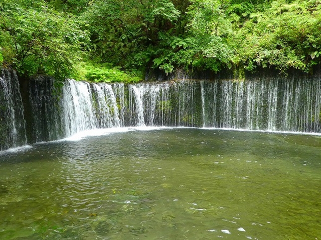 長野県・軽井沢・白糸の滝_白糸の滝