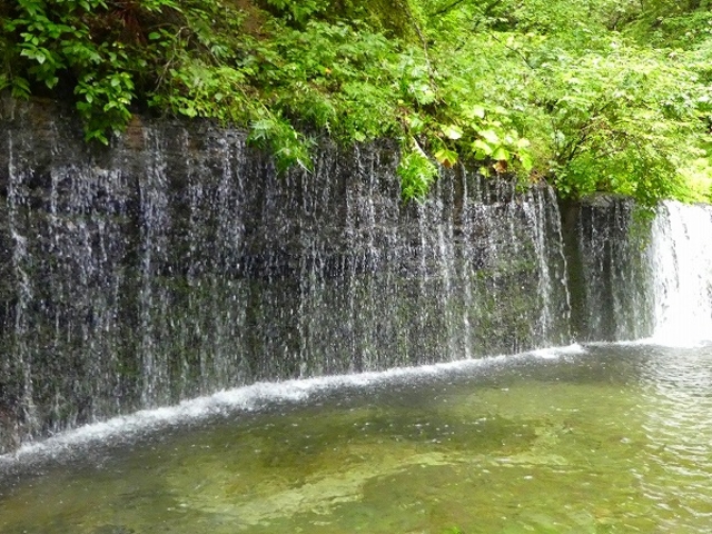 長野県・軽井沢・白糸の滝_白糸の滝