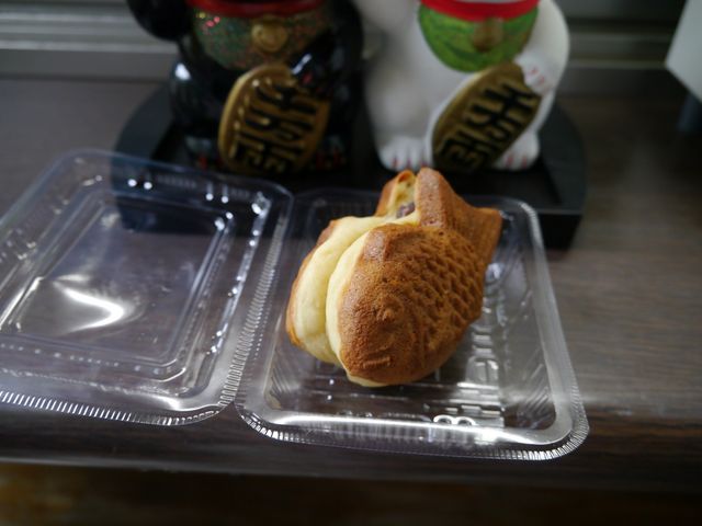 名物のタイ焼き_山のはちみつ本店