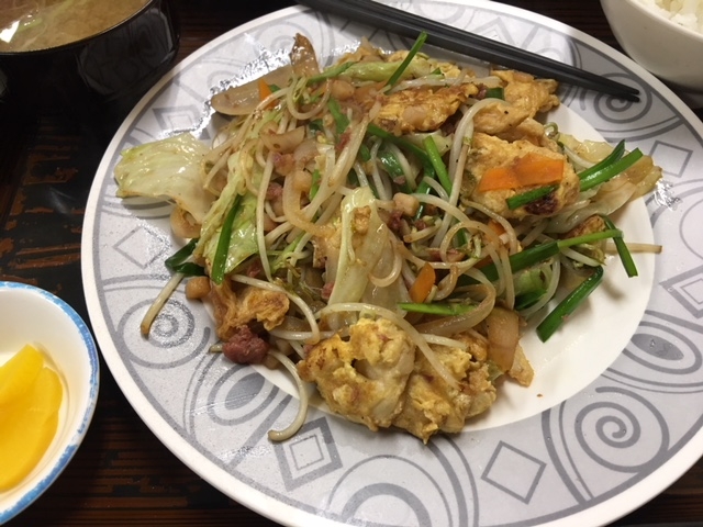 フーチャンプルー定食_三笠久米店