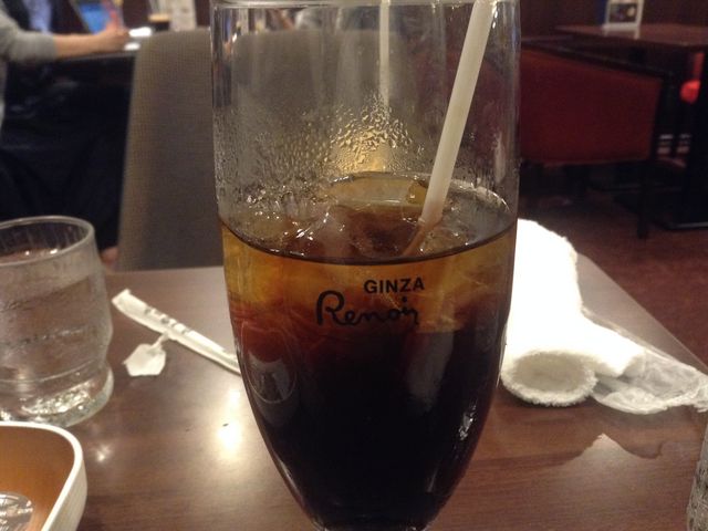 だいぶ飲んだら文字が見えてきました_ルノアール 新宿ハルク横店