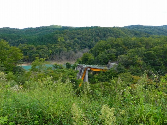 祭畤大橋(落橋)展望の丘_祭畤大橋(落橋)展望の丘