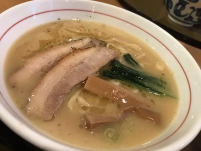 鶏醤油白湯ラーメン_三宝亭八橋店