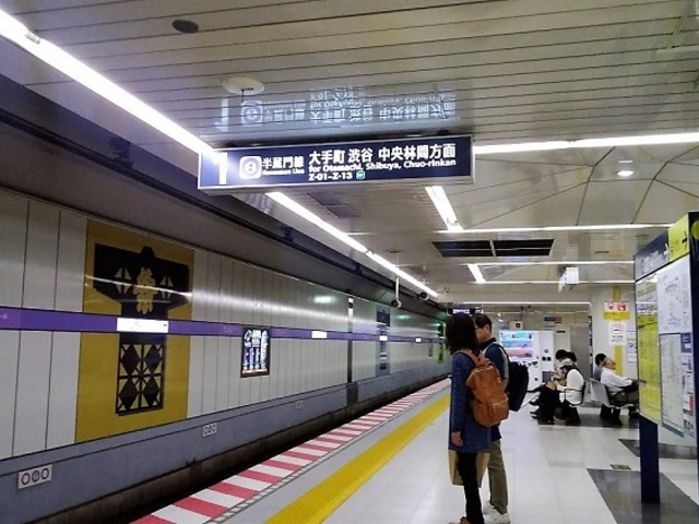 構内_東京メトロ半蔵門線 押上<スカイツリー前>駅