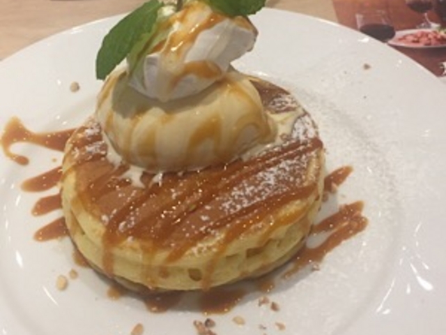 パンケーキです。_デニーズ上野谷中店