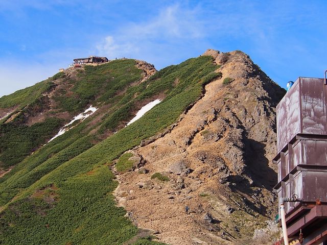 赤岳展望荘から望む赤岳_赤岳天望荘
